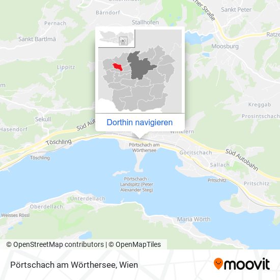 Pörtschach am Wörthersee Karte
