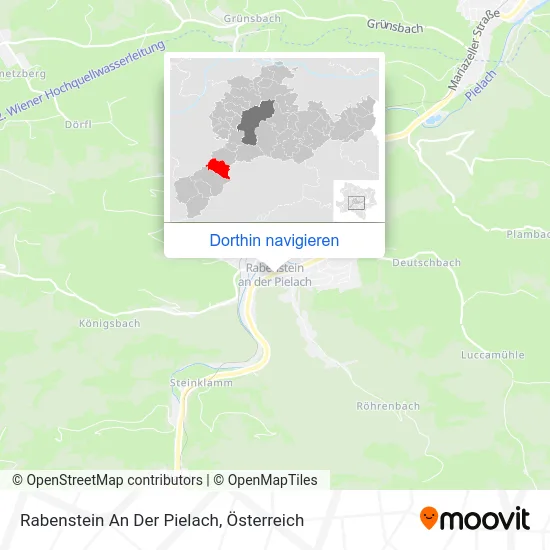 Rabenstein An Der Pielach Karte