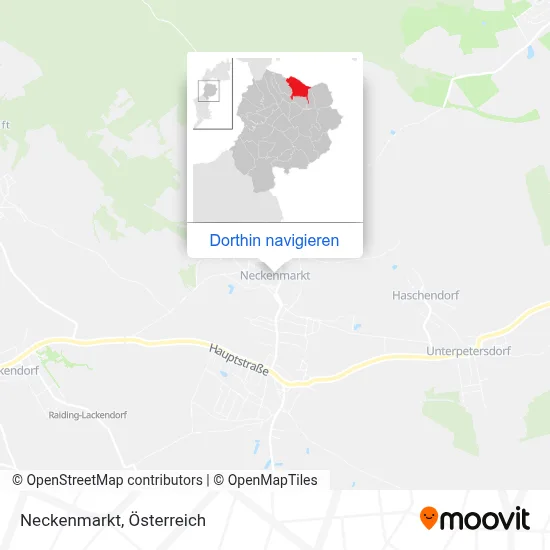 Neckenmarkt Karte