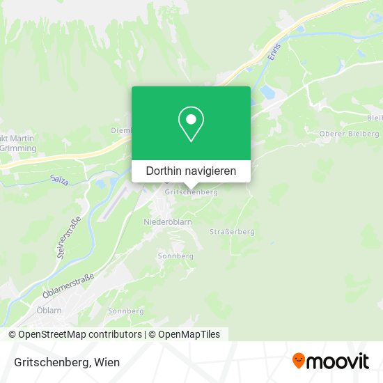 Gritschenberg Karte