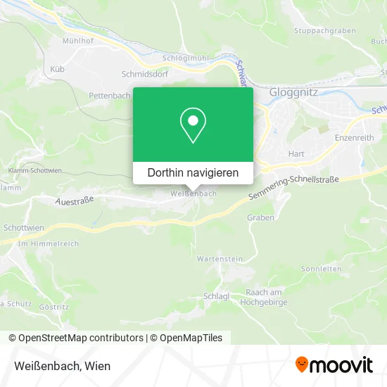 Weißenbach Karte