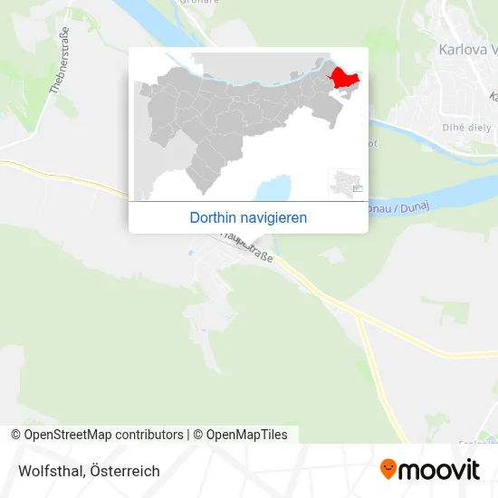 Wolfsthal Karte