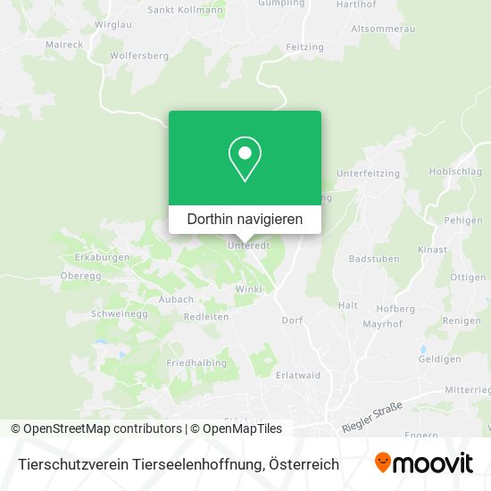 Tierschutzverein Tierseelenhoffnung Karte