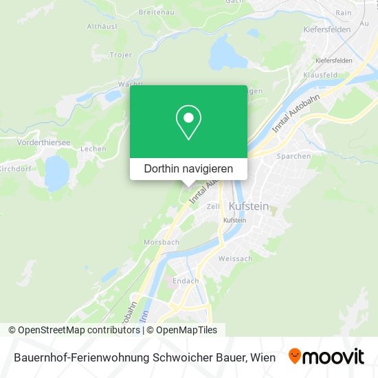 Bauernhof-Ferienwohnung Schwoicher Bauer Karte