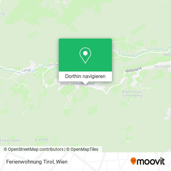 Ferienwohnung Tirol Karte