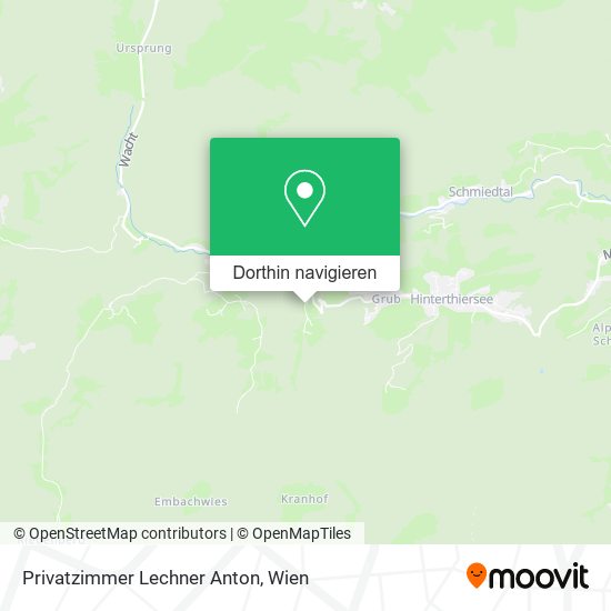Privatzimmer Lechner Anton Karte