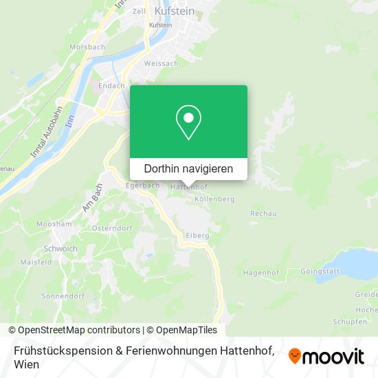 Frühstückspension & Ferienwohnungen Hattenhof Karte