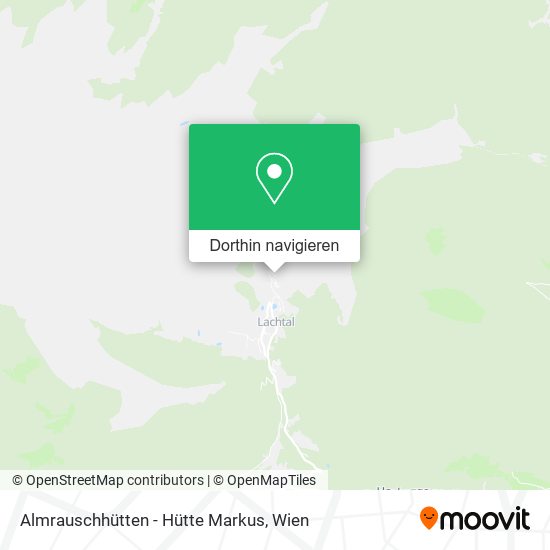 Almrauschhütten - Hütte Markus Karte