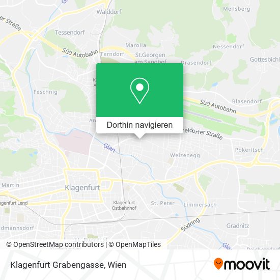 Klagenfurt Grabengasse Karte