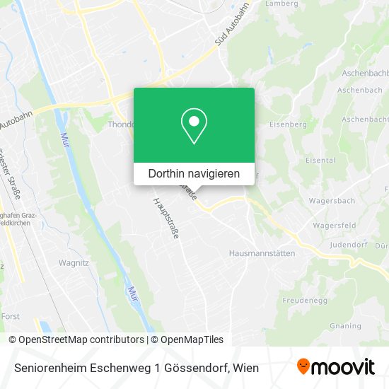 Seniorenheim Eschenweg 1 Gössendorf Karte