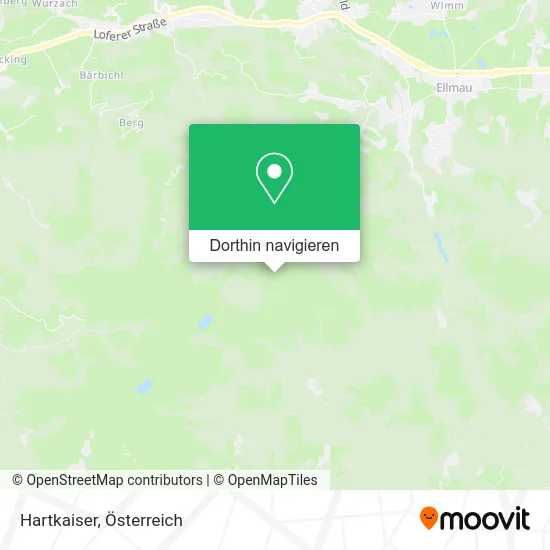 Hartkaiser Karte