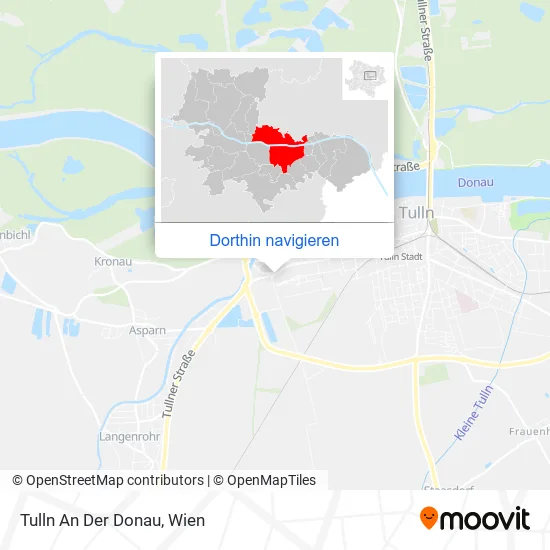 Tulln An Der Donau Karte