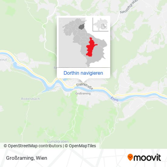 Großraming Karte