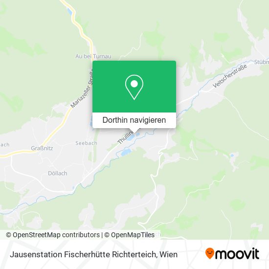 Jausenstation Fischerhütte Richterteich Karte