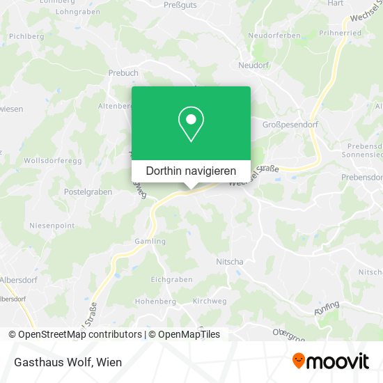 Gasthaus Wolf Karte