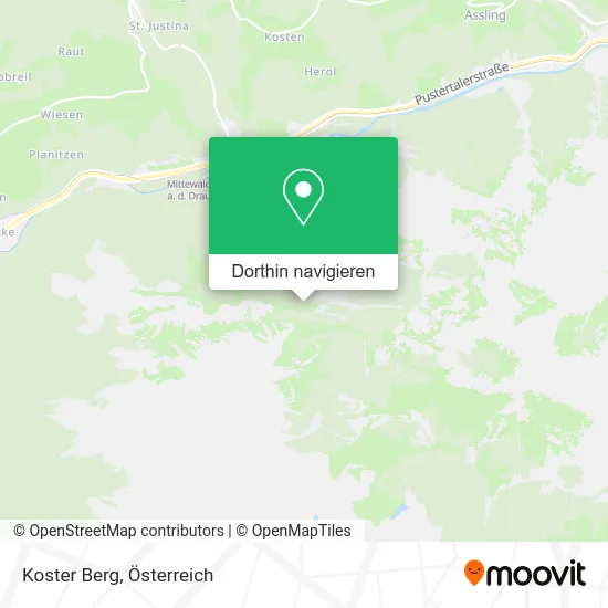 Koster Berg Karte
