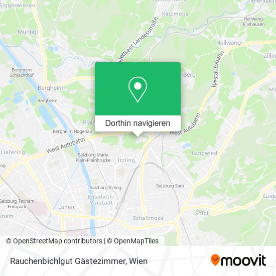 Rauchenbichlgut Gästezimmer Karte