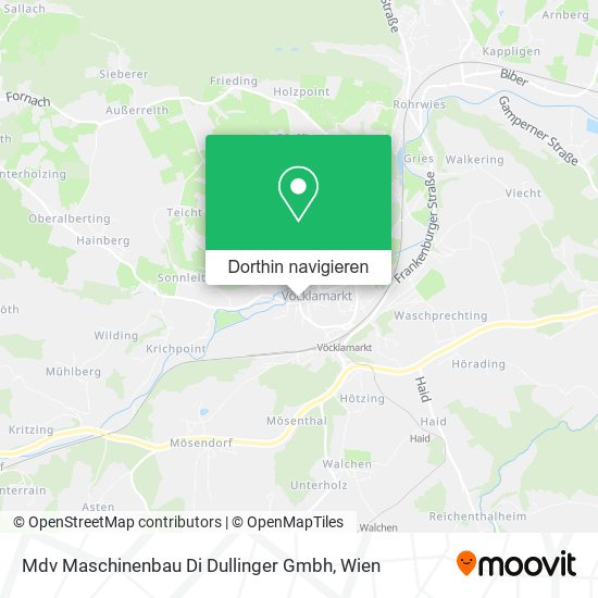 Mdv Maschinenbau Di Dullinger Gmbh Karte