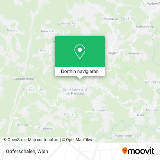 Opferschalen Karte