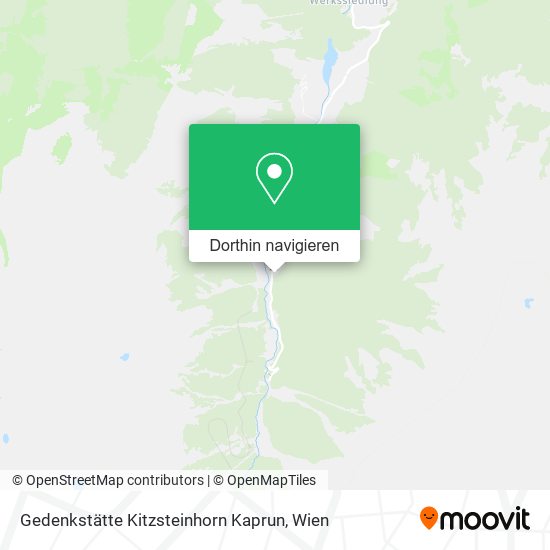 Gedenkstätte Kitzsteinhorn Kaprun Karte