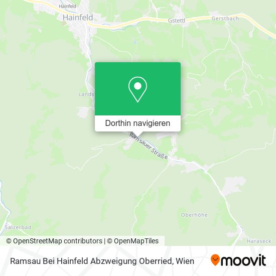 Ramsau Bei Hainfeld Abzweigung Oberried Karte