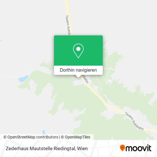 Zederhaus Mautstelle Riedingtal Karte