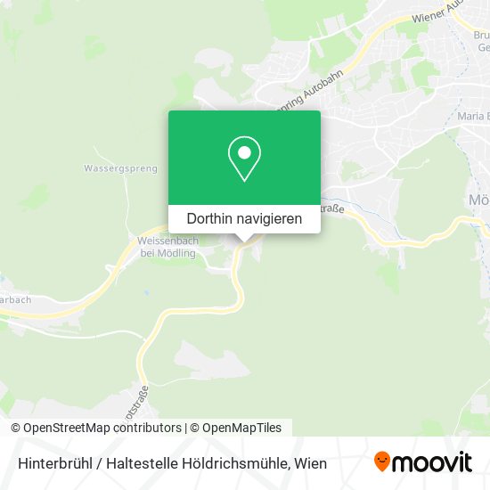 Hinterbrühl / Haltestelle Höldrichsmühle Karte