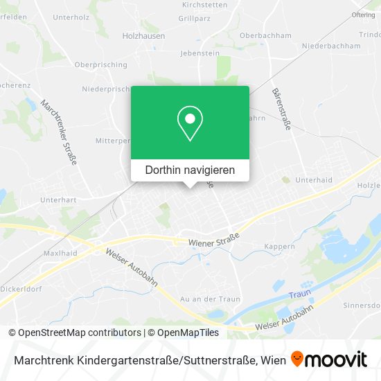Marchtrenk Kindergartenstraße / Suttnerstraße Karte