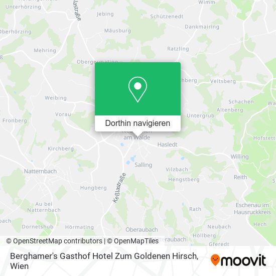 Berghamer's Gasthof Hotel Zum Goldenen Hirsch Karte