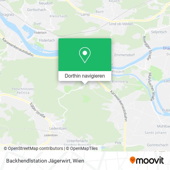 Backhendlstation Jägerwirt Karte
