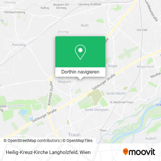 Heilig-Kreuz-Kirche Langholzfeld Karte