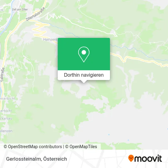 Gerlossteinalm Karte