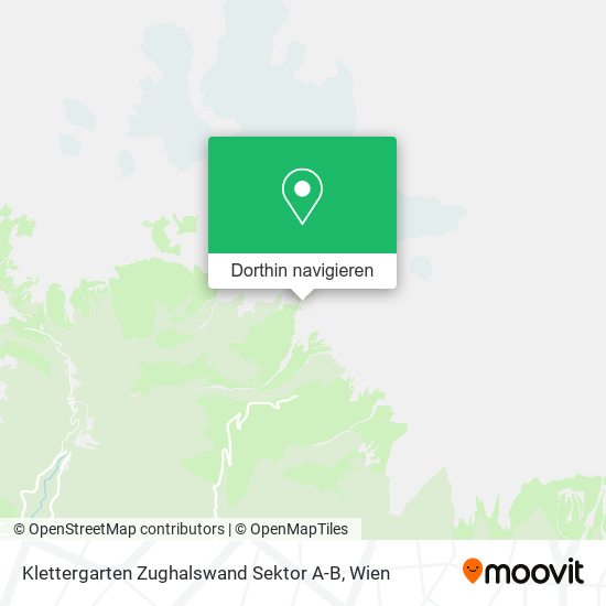 Klettergarten Zughalswand Sektor A-B Karte