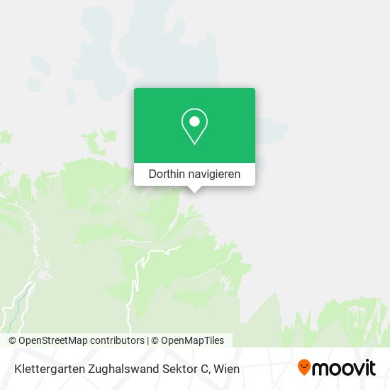 Klettergarten Zughalswand Sektor C Karte