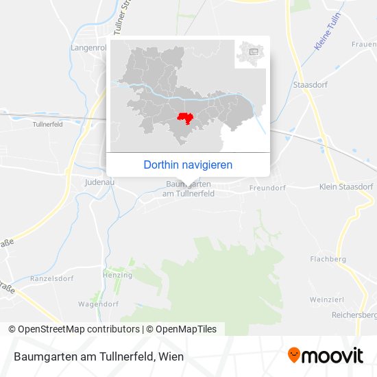 Baumgarten am Tullnerfeld Karte