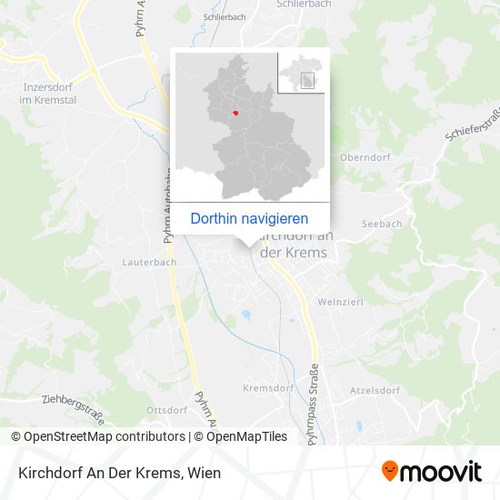 Kirchdorf An Der Krems Karte