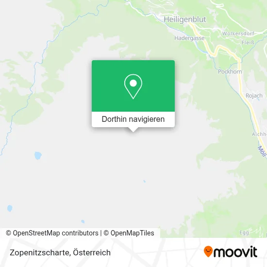 Zopenitzscharte Karte