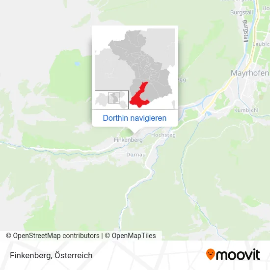 Finkenberg Karte