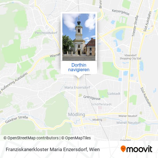 Franziskanerkloster Maria Enzersdorf Karte