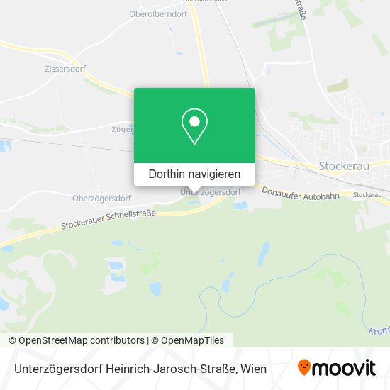 Unterzögersdorf Heinrich-Jarosch-Straße Karte