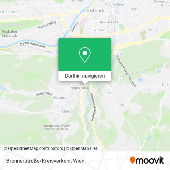Brennerstraße/Kreisverkehr Karte