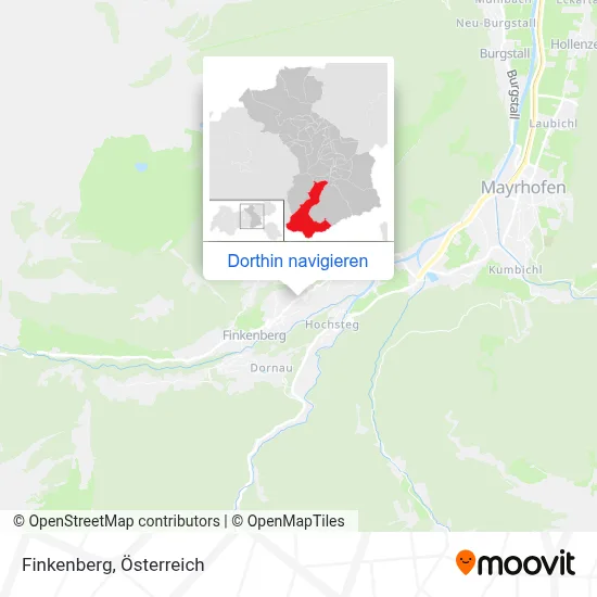 Finkenberg Karte