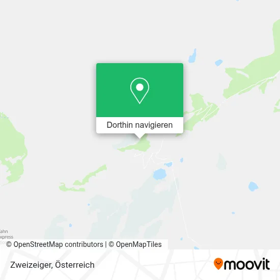 Zweizeiger Karte