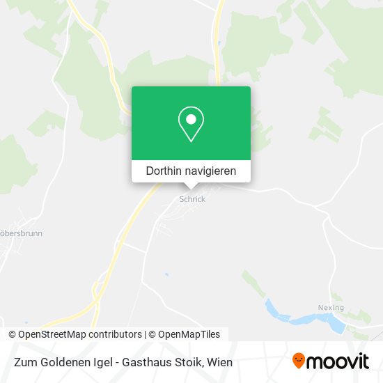 Zum Goldenen Igel - Gasthaus Stoik Karte