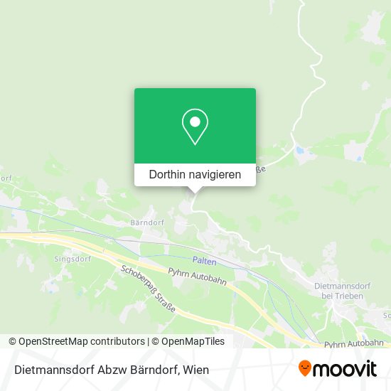 Dietmannsdorf Abzw Bärndorf Karte