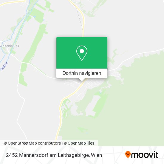 2452 Mannersdorf am Leithagebirge Karte
