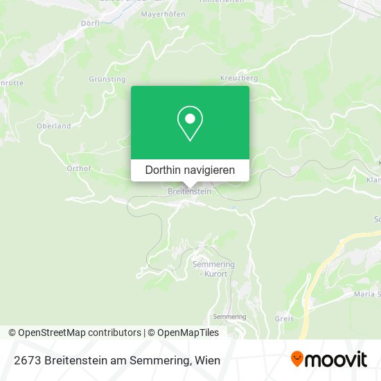 2673 Breitenstein am Semmering Karte