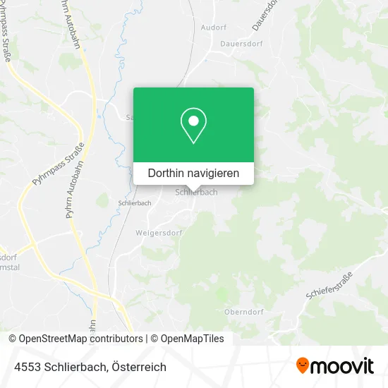 4553 Schlierbach Karte