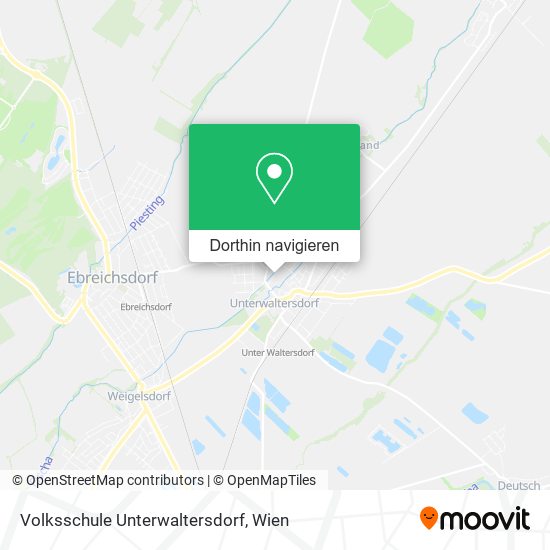 Volksschule Unterwaltersdorf Karte