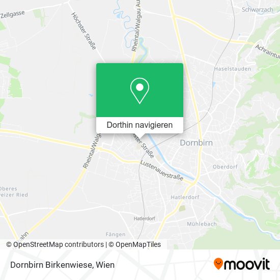 Dornbirn Birkenwiese Karte